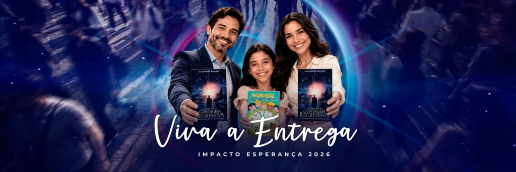 Arte da campanha Impacto Esperança 2026, Viva a Entrega
